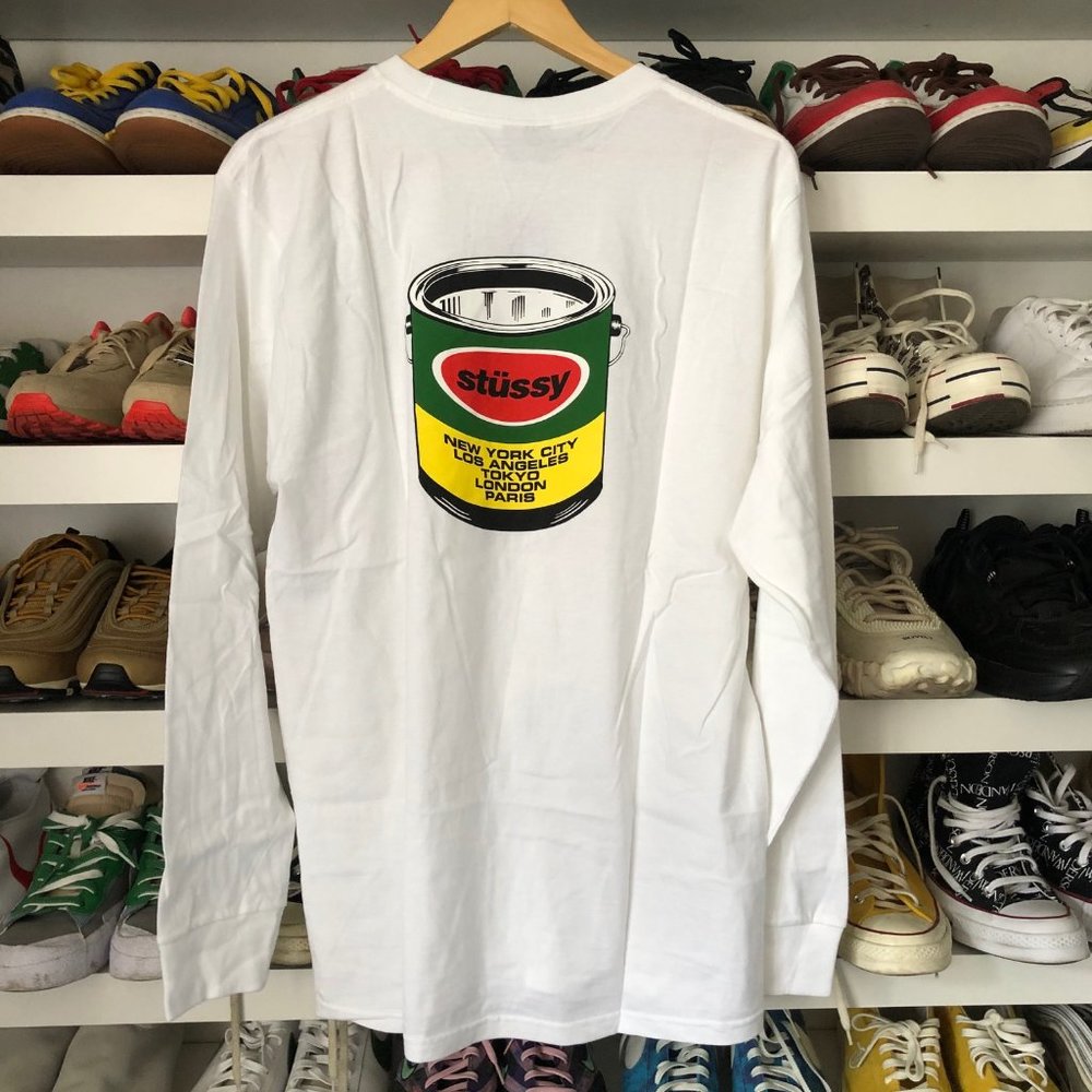 STUSSY Paint Can Long Sleeve T-Shirt